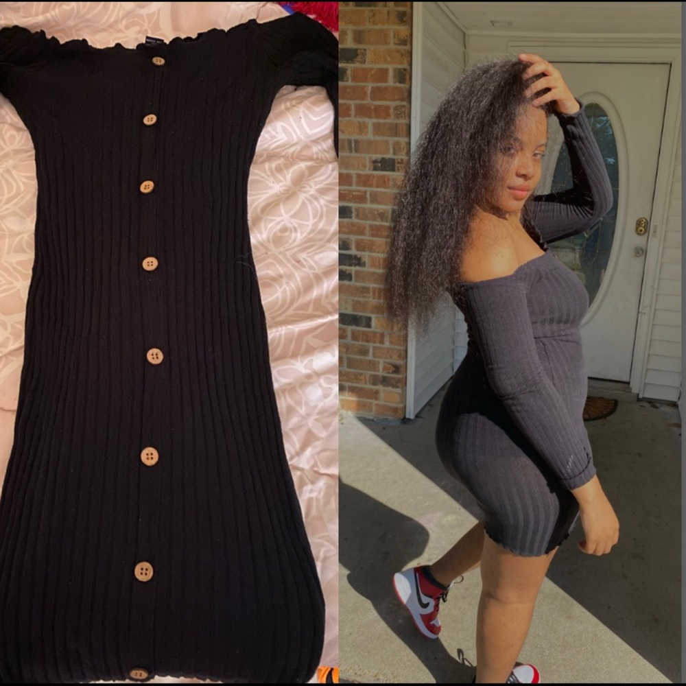 Shoulder off dress